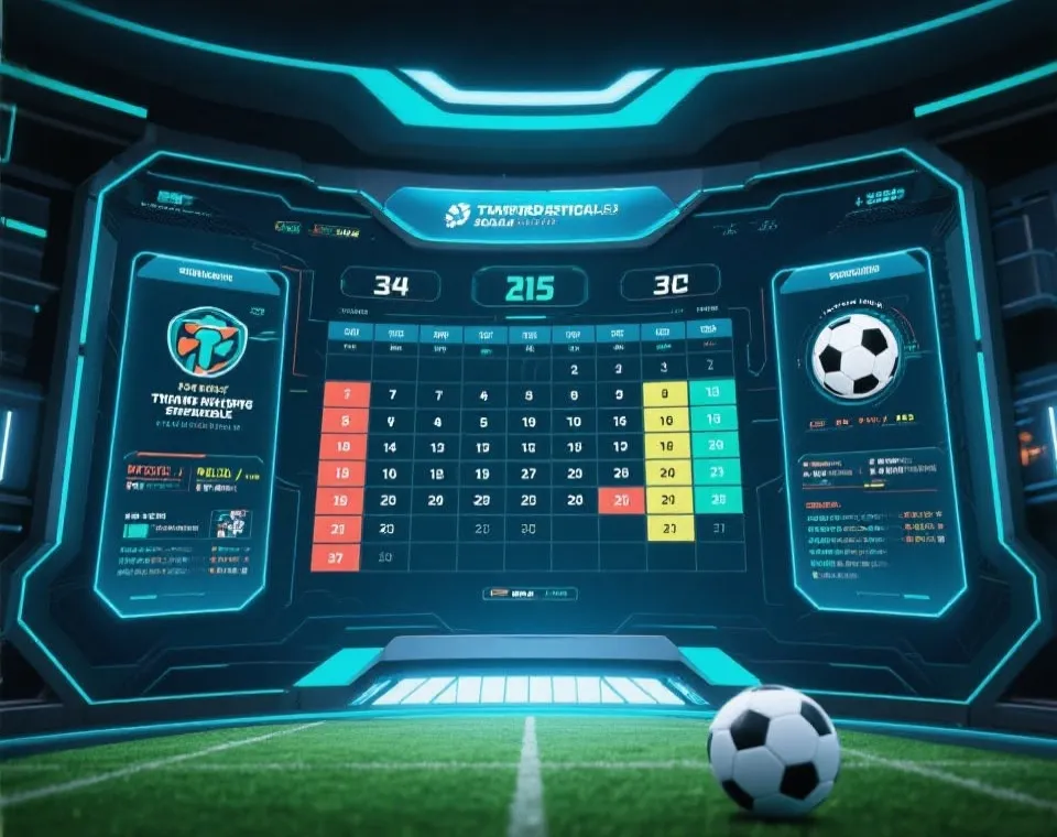 世界杯赛程中心日历展示