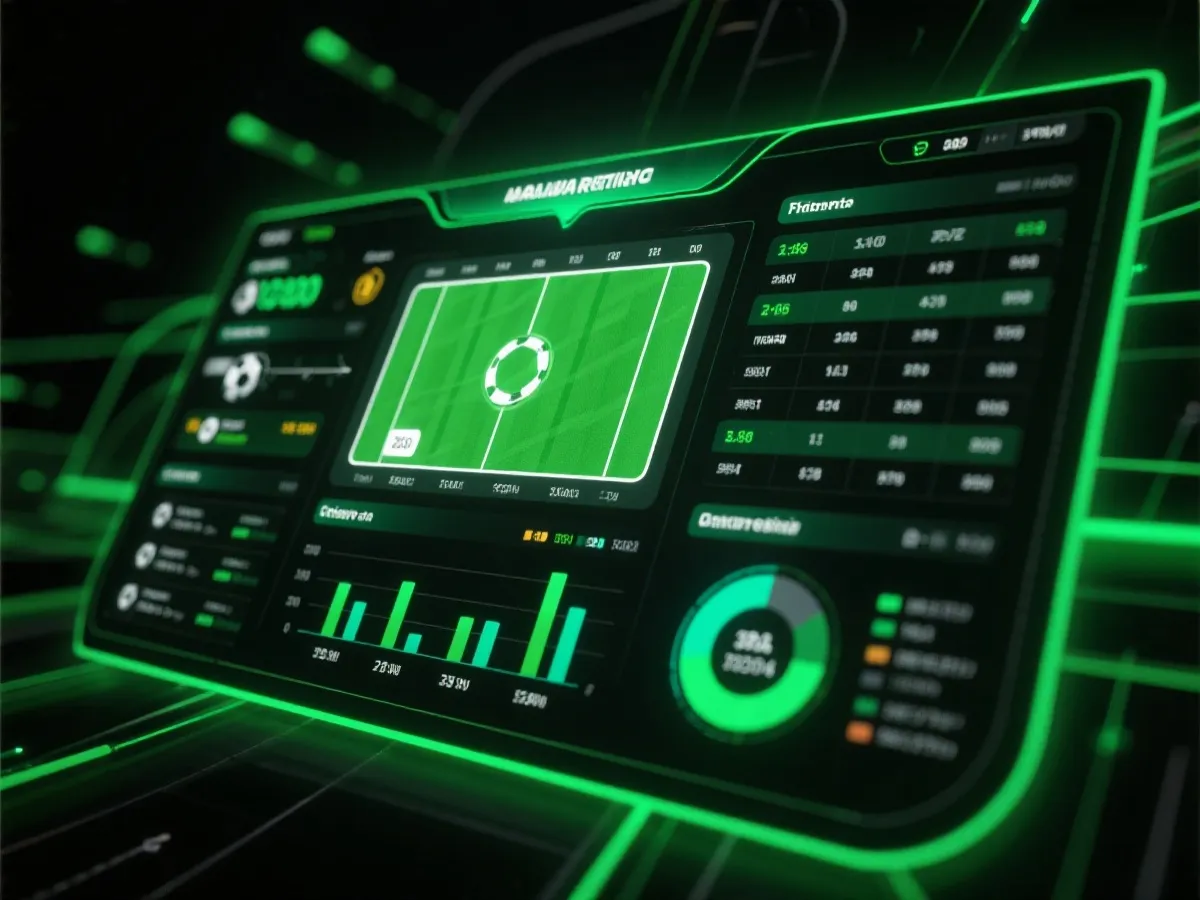 世界杯高精度数据平台数据展示界面示意图