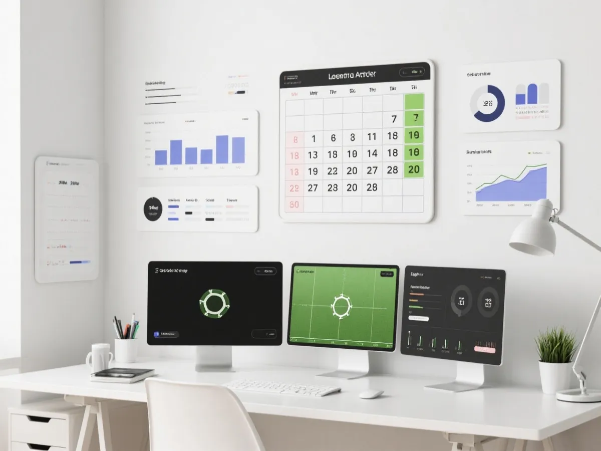 赛事数据整理与分析展示示意图