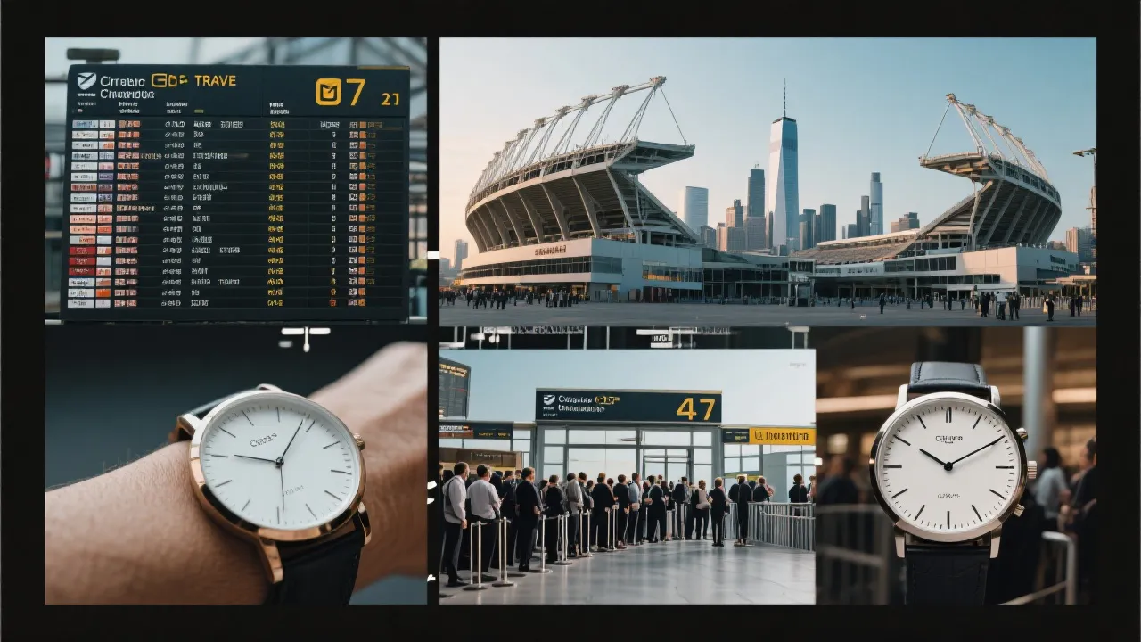 世界杯观赛路线时间规划：机场到球场的倒推时间线与时区切换